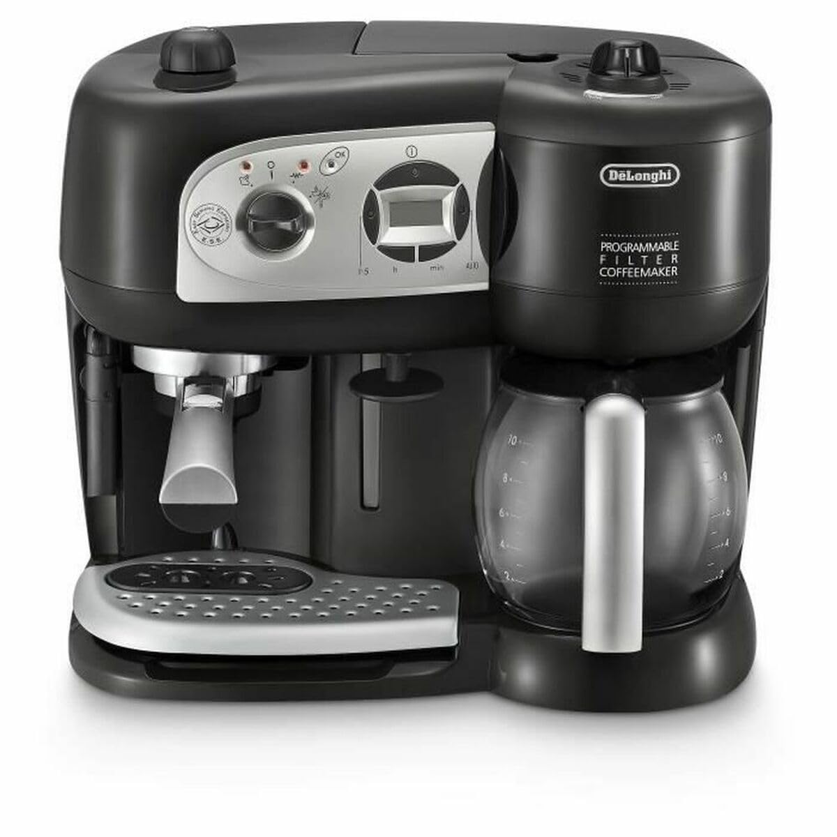 De'Longhi BCO264.1 - Cafetera combinada, 1750 W, 1.2 L, negro