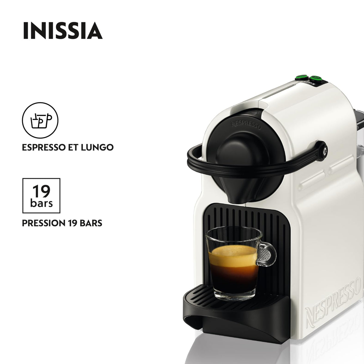 Krups YY1530FD - Cafetera de cápsulas, color blanco