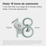 Beats Solo Buds — Auriculares intraurales Bluetooth inalámbricos | 18 Horas de autonomía | Compatibilidad con Apple y Android | Micrófono Integrado - Gris tormenta