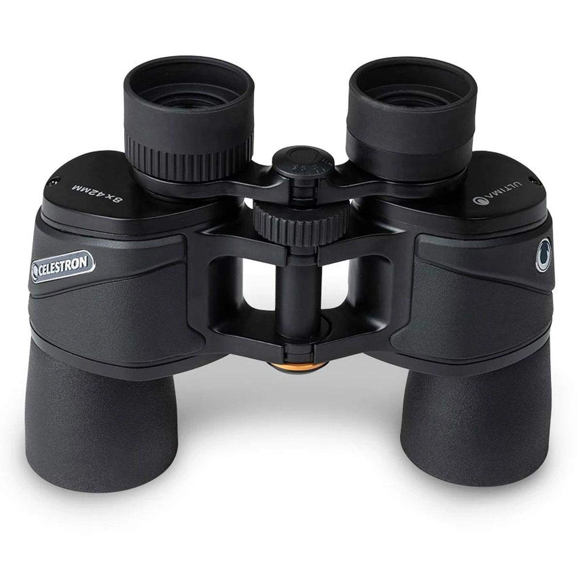 Celestron 72252 Ultima: prismáticos con prisma Porro 8 x 42, lente con revestimiento múltiple completo, prisma BaK-4 de vidrio, negro