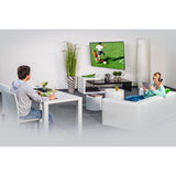Hama Soporte de Pared para TV (3 articulaciones, 90 Pulgadas, VESA 800 x 600, LCD/LED, para TV, Montaje en Pared, Giratorio 120 Grados, Inclinado, Acero, Capacidad de Carga máxima de 75 kg, bisagras