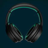 Bose QuietComfort Headphones, Auriculares inalámbricos con cancelación de ruido, Auriculares de diadema con Bluetooth, micrófono y cable con hasta 24 horas de autonomía, Negro