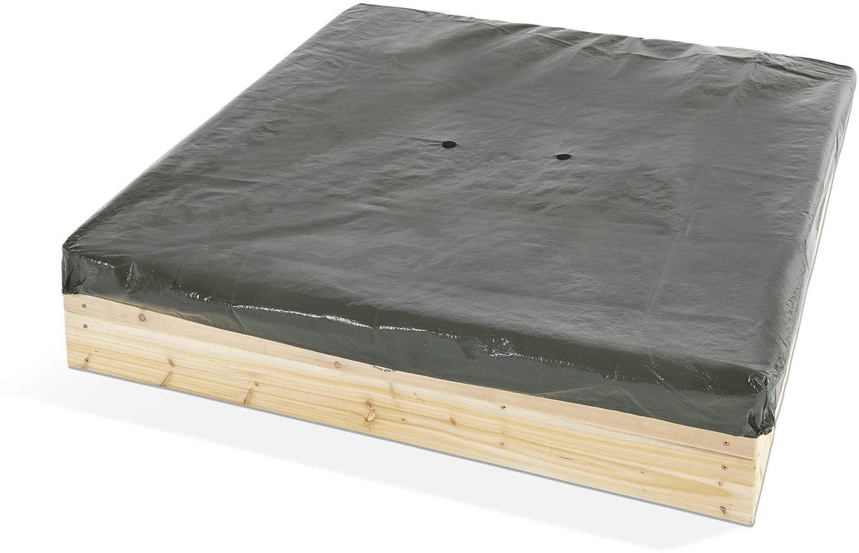 Plum- Arenero Madera Cuadrado, 119 cm (25055)