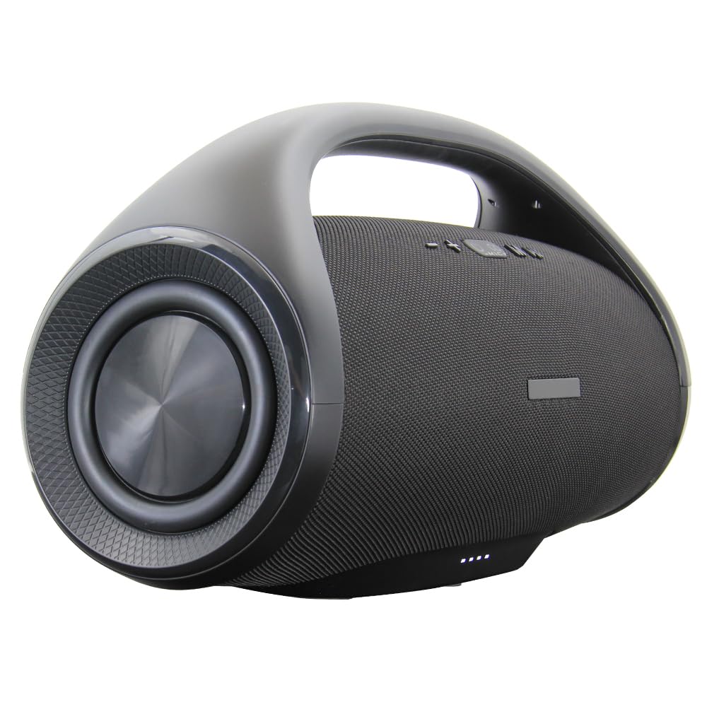 Binko Altavoz Bluetooth/radiocasete Q-66, 2 x 30 W, portátil, Color Negro