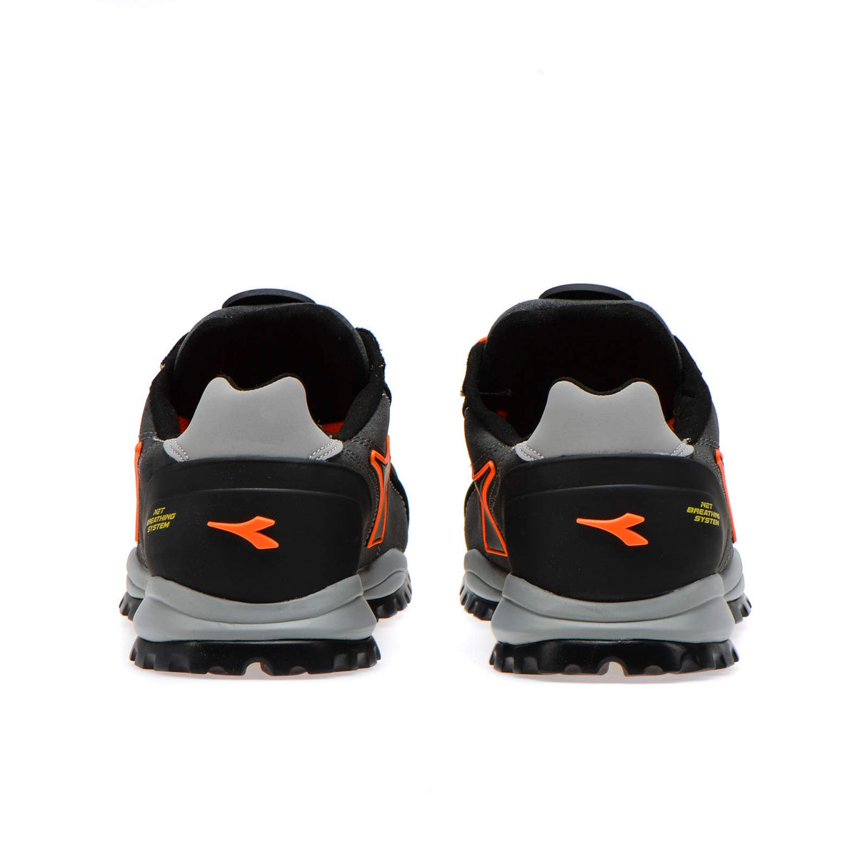 DIADORA Glove Tech Low Pro S3 Sra HRO ESD, Zapatillas Deportivas Hombre, Asphalt/Orange Fluo, 42 EU