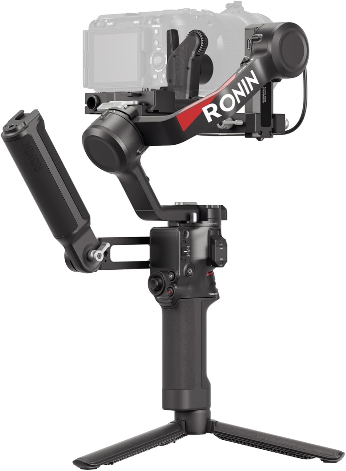 dji Pack RS 4, estabilizador en 3 Ejes para cámaras DSLR y sin Espejo Canon/Sony/Panasonic/Nikon/Fujifilm, con grabación Vertical nativa, Joystick de Cambio de 2 Modos, Motor Focus Pro
