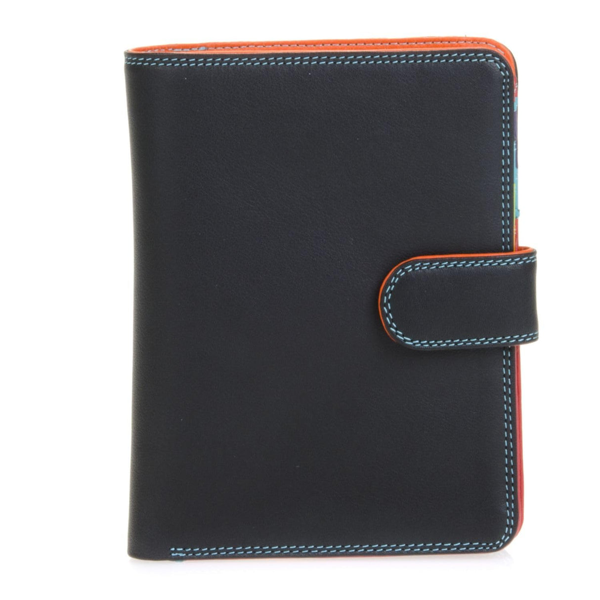 mywalit billetereo Monedero de Piel para Mujer Large Wallet/Zip Purse - 229-4 - Black Pace