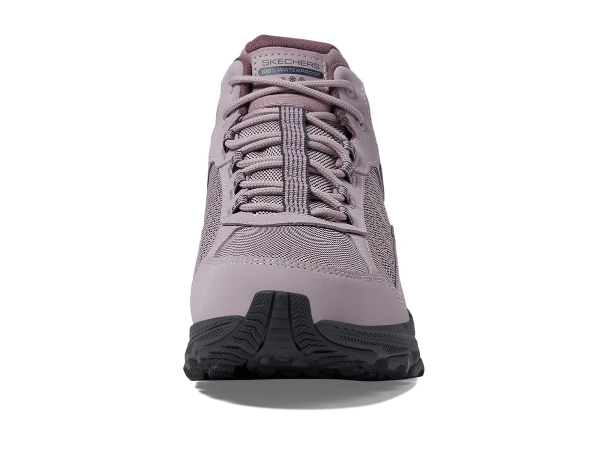 Skechers Go Run Trail Altitude 2.0 Cold Creek, Botas para Senderismo Mujer, Mauve Leather/Trim, 38.5 EU