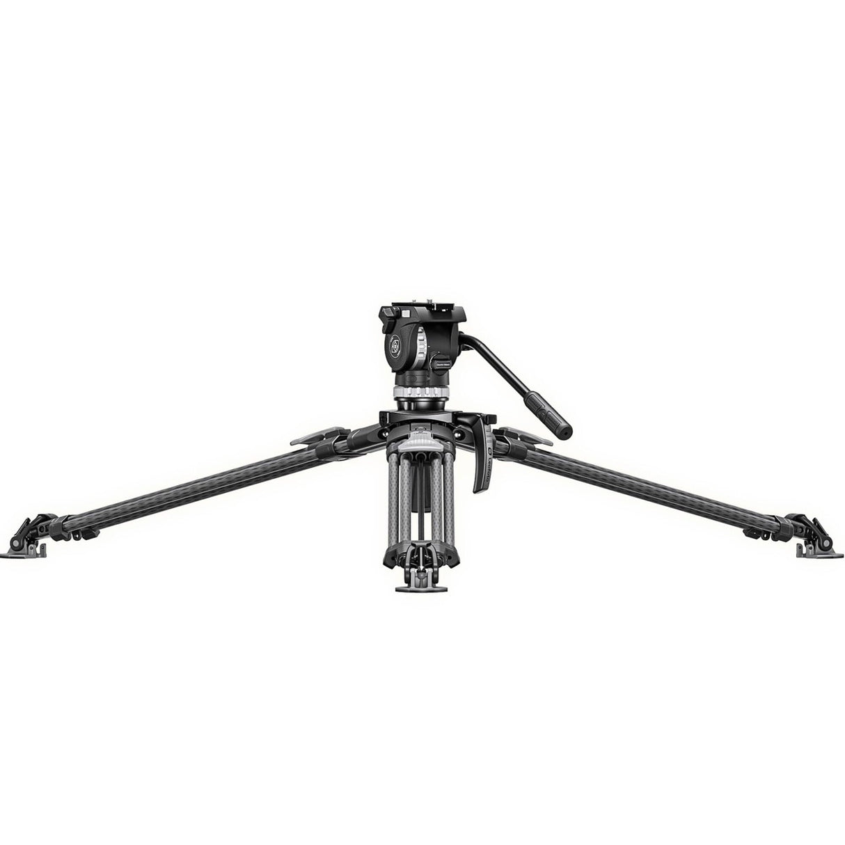 LEOFOTO Trípode de Carbono LVF-163C + FH-10 Kit de trípode de vídeo