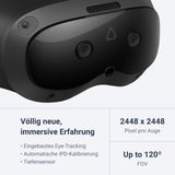 HTC Vive Focus Vision — Auriculares VR Independientes para PC para Juegos y Trabajo — Paquete de Contenido de edición para consumidores