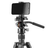 Vanguard Vesta GO 264AV12 - Trípode de Viaje de Aluminio, rótula de vídeo