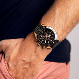Festina Reloj Hombre F20578/1 Ceramic Caja de Acero Inoxidable 316l Multi Correa de Acero Inoxidable 316l Negro