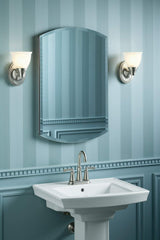 KOHLER, Botiquín de baño, Puerta única con Espejo, Bordes biselados, Aluminio anodizado