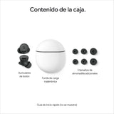 Google Pixel Buds 2a - Auriculares de botón inalámbricos con Cancelación de Ruido Activa - Ligeros y cómodos - Resistentes al Agua - Compatibles con Bluetooth - Verde Musgo