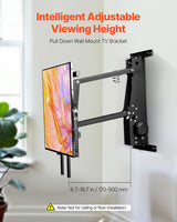 VEVOR Soporte para TV de Pared motorizado, Marco Soporte para TV Dimensiones de 813 a 1651 mm, Marco Porta televisión Plegable Ajustable con VESA máx. 60 x 60 cm, Carga máx. 40 kg