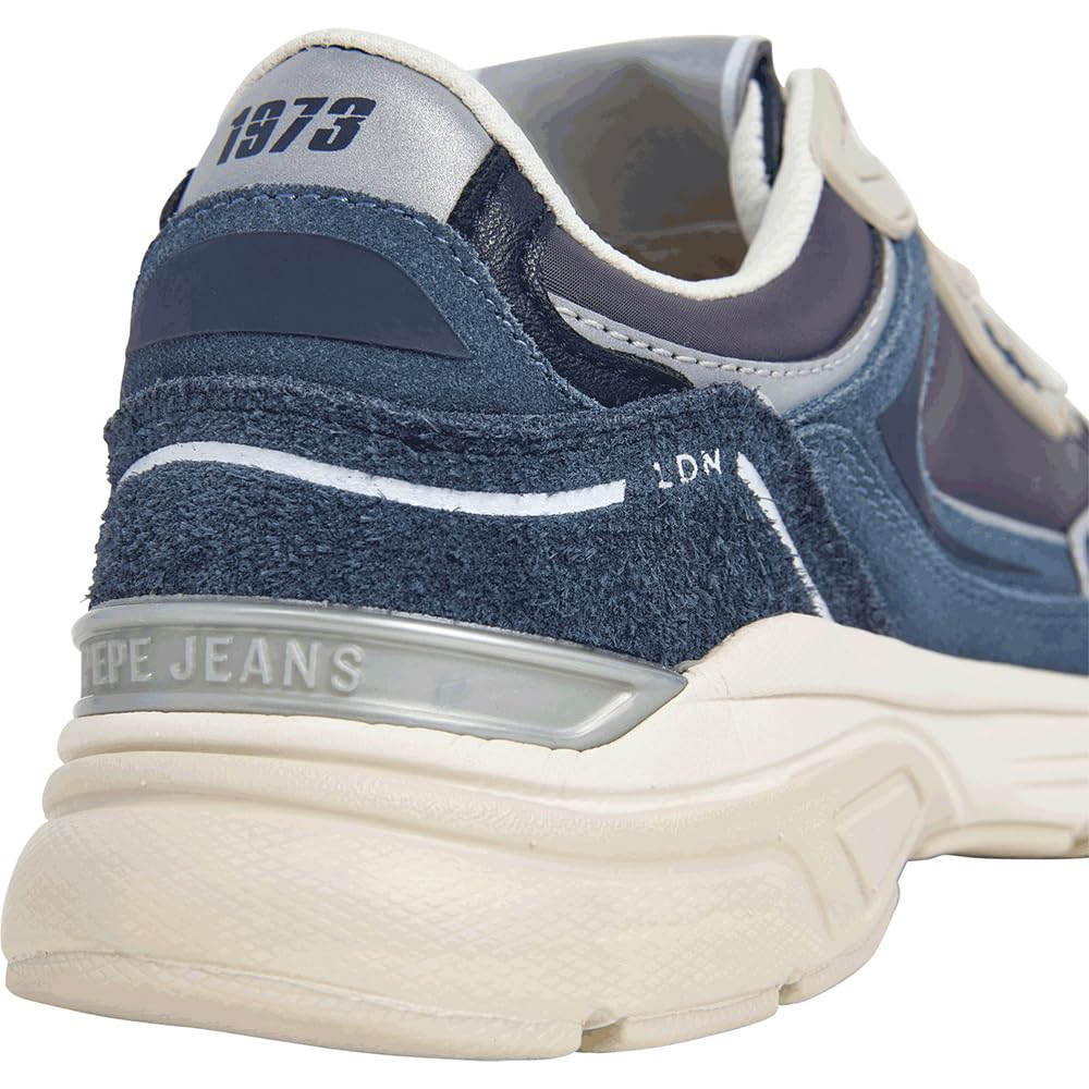 Pepe Jeans Dave Retro W, Sneak Mujer, Blue Navy, 38 EU