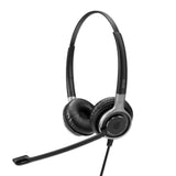 Sennheiser SC 665 USB Binaurale Diadema Negro, Gris auricular con micrófono - Auriculares con micrófono (Centro de llamadas/Oficina, Binaurale, Diadema, Negro, Gris, Alámbrico, Supraaural)