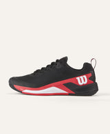 Wilson Rush Pro 4.5 Clay, Zapatillas de Tenis Hombre, Black/Infrared/White, 45 1/3 EU