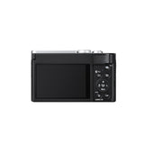 Panasonic LUMIX DC-TZ99E-S Cámara Compacta con Zoom para Viajes, Lente Leica DC, Zoom de 30x, 20,3 MP, Video 4K 30p, Monitor Inclinable, Wi-Fi, Bluetooth, Color Argento