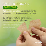 m-office Cinta Adhesiva Papel Kraft, Cinta de Embalar Adhesiva para Embalaje de Cajas, Envíos, Mudanzas y Manualidades, Cinta de Papel Embalaje, Cinta Marrón Papel Kraft (24 uds, 50mmx80m)