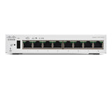 Cisco Switch Inteligente Cisco Catalyst 1200-8T-D, 8 Puertos GE, Fuente de alimentación Externa, Escritorio, protección Limitada de por Vida (C1200-8T-D)