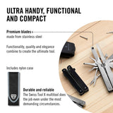 Victorinox Swiss Tool, Multiherramienta de Bolsillo Suiza, Multifunción, 26 Funciones, Alicate multiuso de punta fina, Bloqueable