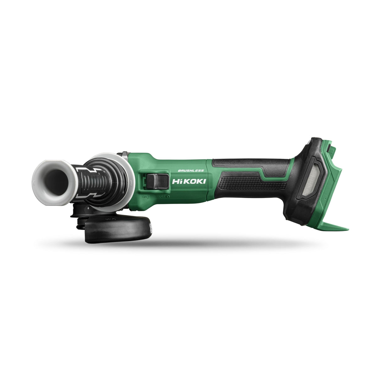 HIKOKI Akku Winkelschleifer G1813DVE, Schleifscheiben Ø: 125 mm (18V, Leerlaufdrehzahl: 3200-8000 min-1/ mit (AT Modus), Antriebsspindel: M14, Brushless, OHNE Akku, Ladegerät u.Transportkoffer)