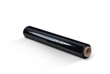 OFITURIA Film para Embalar 50 cm de Ancho y Estirable Hasta 300 Metros de Longitud – Rollo de Film Elástico Manual para Embalaje Industrial (Negro, 10)
