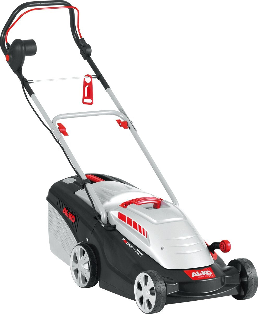 AL-KO Comfort 34 E - Cortacésped (Cortacésped Manual, 34 cm, 28-68, 37 L, 4 Rueda(s), Corriente alterna)