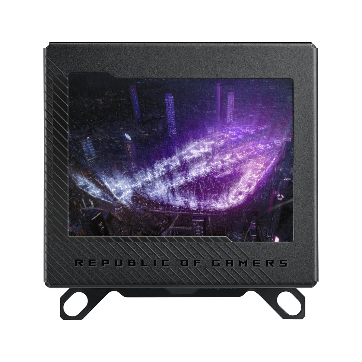 ASUS ROG Ryujin III WB - Bloque de agua para CPU LCD (Asetek con 178 aletas de refrigeración y placa de refrigeración de aleación de cobre, pantalla LCD de 3,5 pulgadas, ventilador VR integrado,