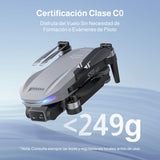 Ameta Drone con Camara 4K Adultos, S50 Lite GPS Profesional Dron con Cámara/Retorno Automático/ 50 Minutos de Vuelo/Sigueme/Modos Inteligentes/Gestos Control/ 500m Alcance, Menos de 249g