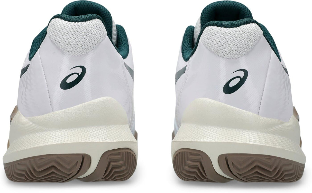 ASICS Gel-Challenger 14 Clay, Sneaker Hombre, Blanco/Verde SAJÓN, 40 EU