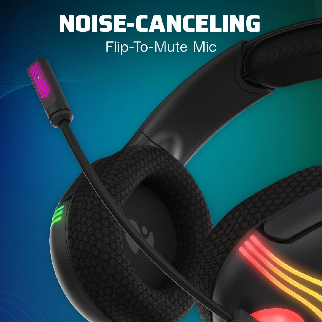 PDP Xbox Afterglow Wave Wireless Headset Black