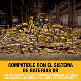 DEWALT Taladro Percutor SDS-Plus sin escobillas XR 18V de 24 mm con 2 baterías de 5Ah, cargador multi-voltaje XR y caja de herramientas resistente TSTAK, DCH273P2T-QW.