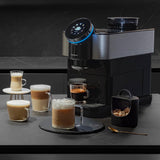 Cecotec Cafetera superautomática Táctil Cremmaet Spin. 1450W, 19 Bares, Pantalla TFT, Sistema Thermoblock, Limpieza Automática, Depósito de 290g de Café en Grano, 1,5L de Agua y 600ml de Leche