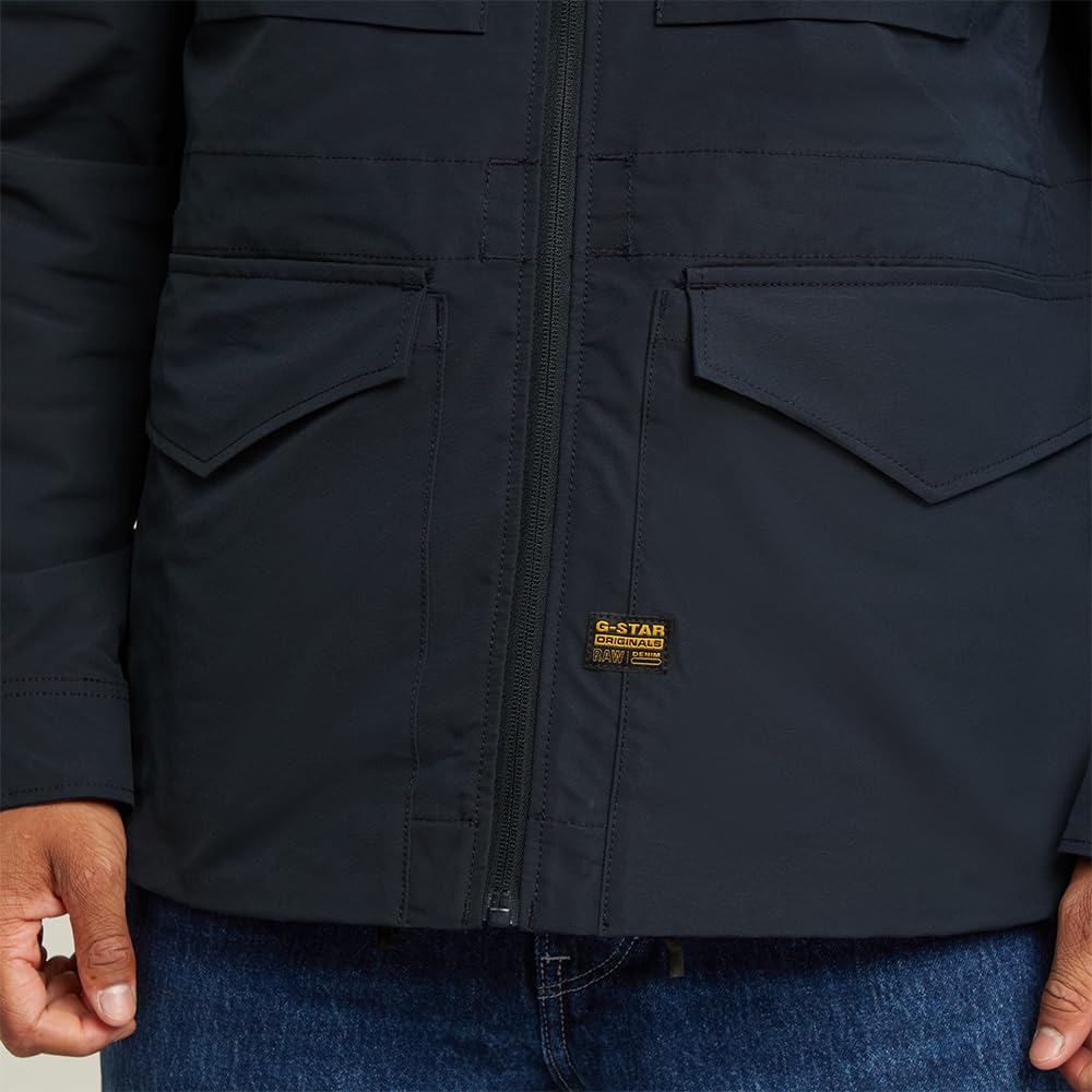 G-Star Para Hombre Chaqueta Rovic Slim Field, Azul (salute D26117-D908-C742), L