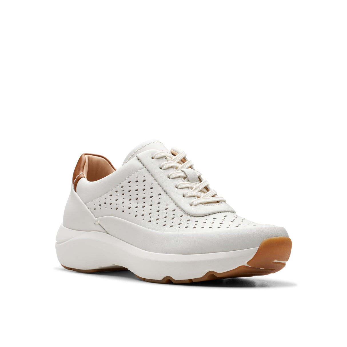 Clarks Tivoli Grace, Zapatillas Mujer, Off White Lea, 39 EU