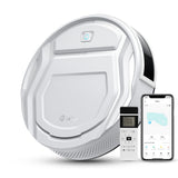 Lefant Robot aspirador con mando a distancia, 2200Pa Robot aspirador Autonomía delgada silenciosa, conectada con WiFi/Alexa/App, programable, ideal para el pelo de animales alfombras pisos duros, M210