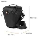 Lowepro ProTactic TLZ 70 Pro AW III Toploader Camera Bag, Camera Case for DSLR, Mirrorless, Vol.5L Dim: 30.5x14x16cm, for Cameras w/Lens Attached, Modular Shoulder Bag, for Photographer/Videographer