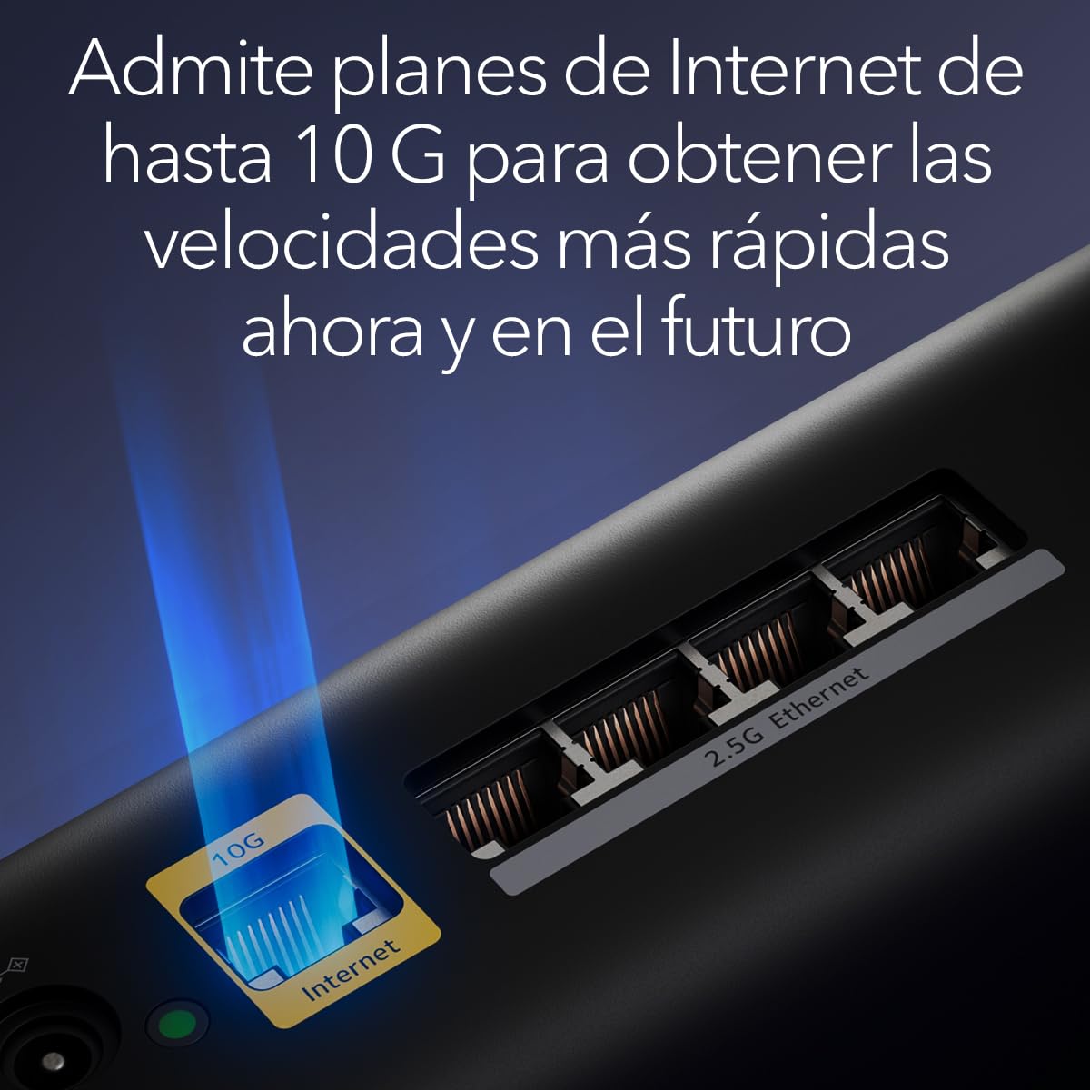 NETGEAR Orbi Mesh WiFi 7 Orbi Serie 870 (RBE873B), WiFi Mesh Router + 2 Extensores de Rango de satélite, Cobertura de hasta 600 m2, 150 Dispositivos, Puerto de Internet de 2.5 G, Negro