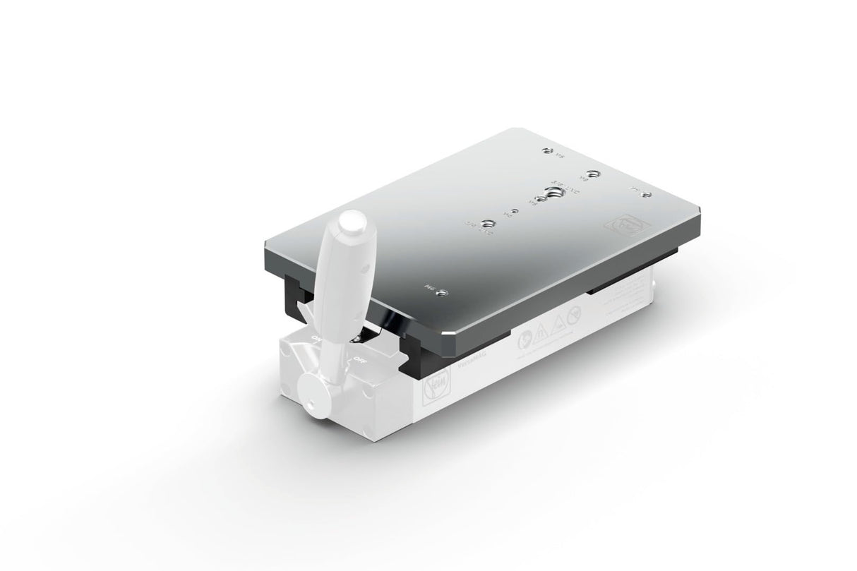 FEIN Placa universal 200 x 160 x 37 mm, Fácil fijación de dispositivos de medición, tabletas o teléfonos, Máxima comodidad, Solo compatible con el imán permanente VersaMAG de FEIN