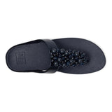 Fitflop Fino Bauble-Bead Toe-Post Sandals, Sandalia Mujer, Navy, 38 EU