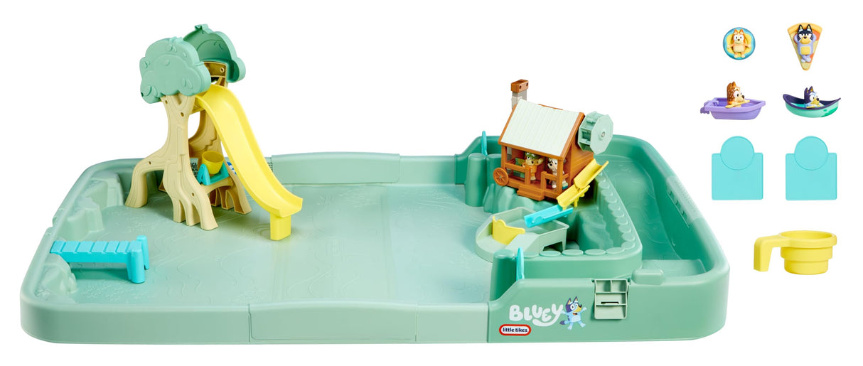 little tikes Bluey Bushland Adventure - Viene con 6 Accesorios, Bluey Active Play, para Niños y Niñas de 2 a 4 Años