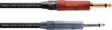 CORDIAL - Cable de guitarra 6m enchufe retro silencioso - ECL ECOCORD-6PP-SIL