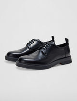HUGO Lenner_Derb_bo, Derby Hombre, Black, 44 EU