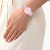 Lacoste Reloj Analógico de Cuarzo para Mujer Colección LACOSTE.12.12 GO con Correa de Silicona Rosa - 2001289