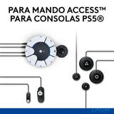 Logitech G Adaptive Gaming Kit For Access Controller, controles personalizables de alto rendimiento diseñados para mando Access para consolas PS5, 8 botones y disparadores - Negro