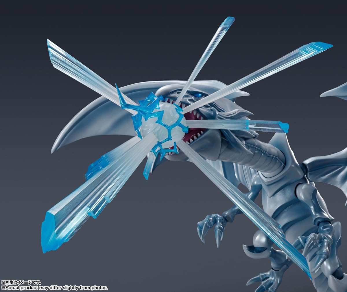 TAMASHII NATIONS Yu-Gi-Oh! Duel Monsters Dragón Blanco de Ojos Azules, Figura de acción Bandai Spirits S.H.MonsterArts