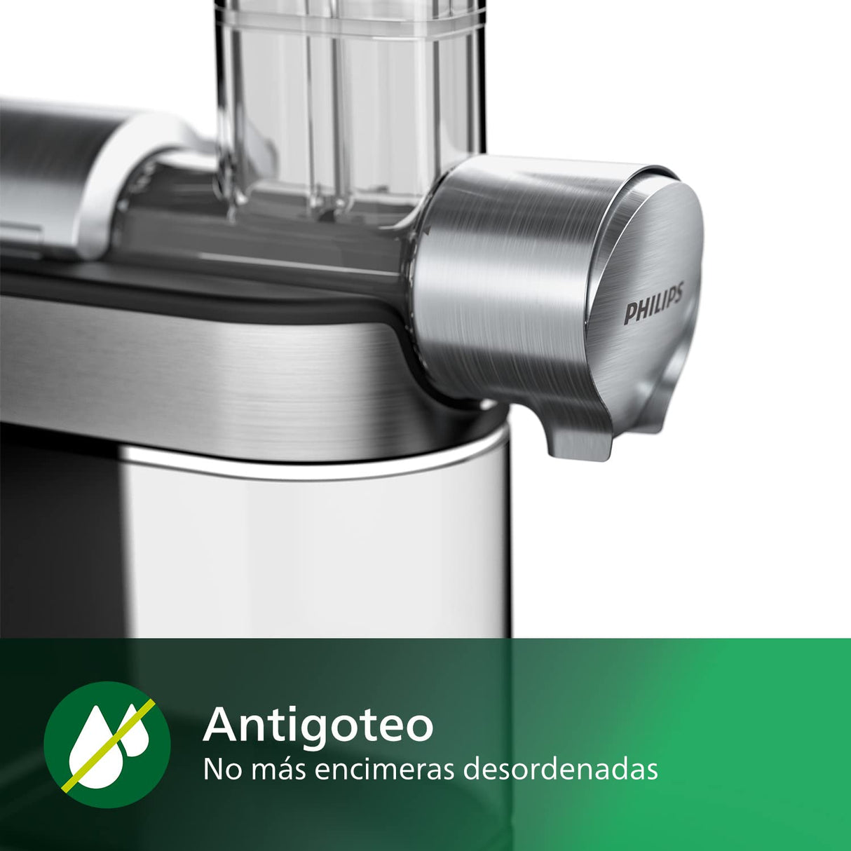 Philips Licuadora por Presión - 200W, 1L, Aplicación de Recetas HomeID, Orificio Grande, QuickClean (HR1949/20)