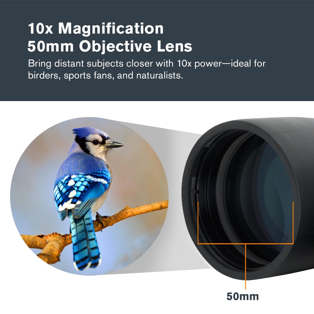 Celestron 71348 10 x 50 Outland X: prismáticos, negro
